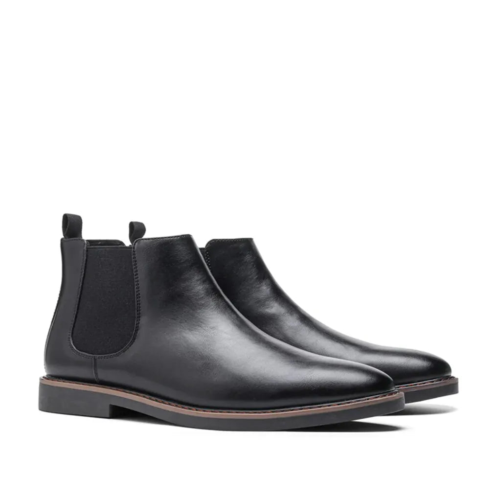 Men's Chelsea Boots - Classic Ankle Boots with Elastic Side Panels