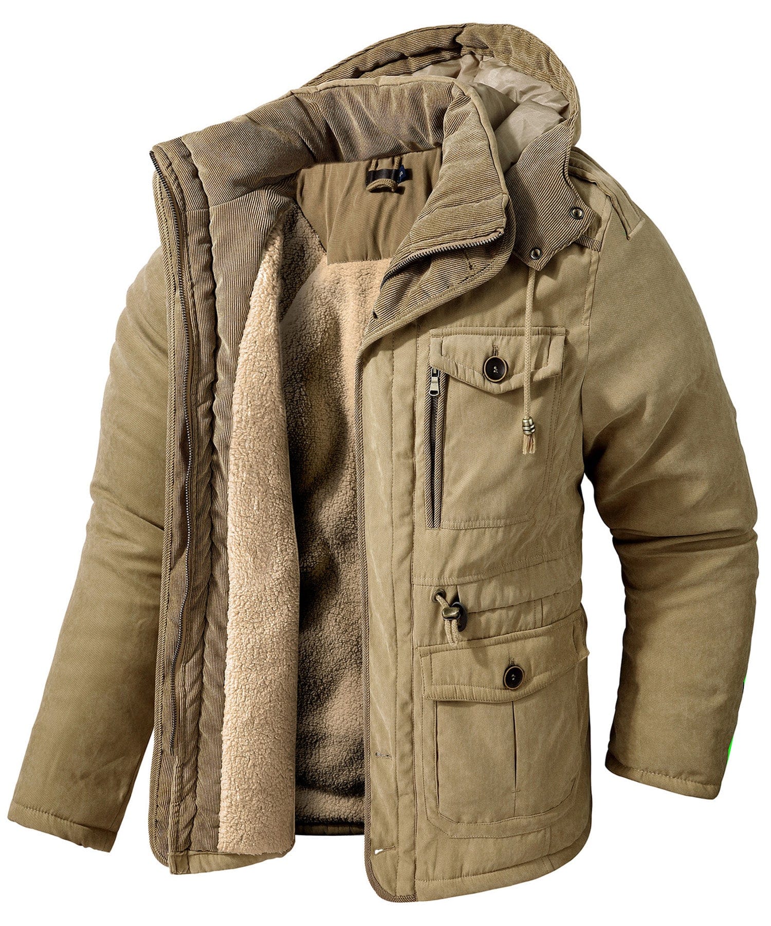 Titan Expedition Jacket for Men - Fleece-Lined Cold Weather Coat