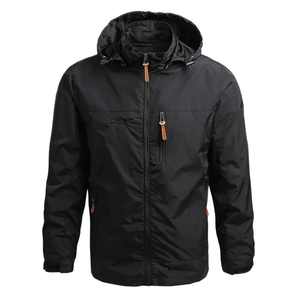 Athenium Coat for Men - Waterproof Windproof Coat with Hood and Pockets
