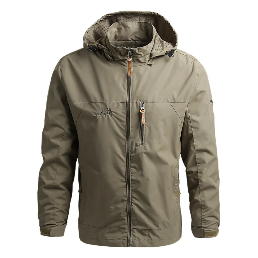Athenium Coat for Men - Waterproof Windproof Coat with Hood and Pockets