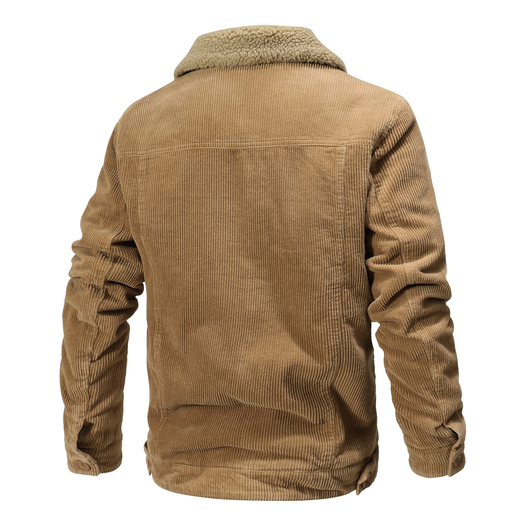 Hudson Ridge Men's Bomber Jacket - Sherpa-Lined Cotton Winter Jacket