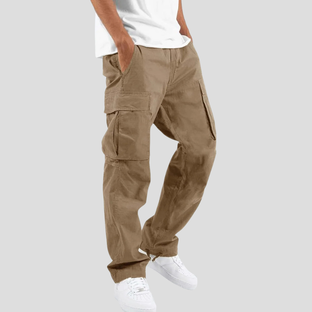 Men's Cargo Pants, Tapered Fit Everyday Cargo Trousers
