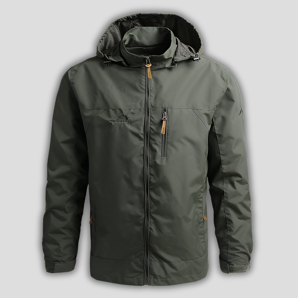 Men's Waterproof Windproof Outdoor Jacket for Hiking