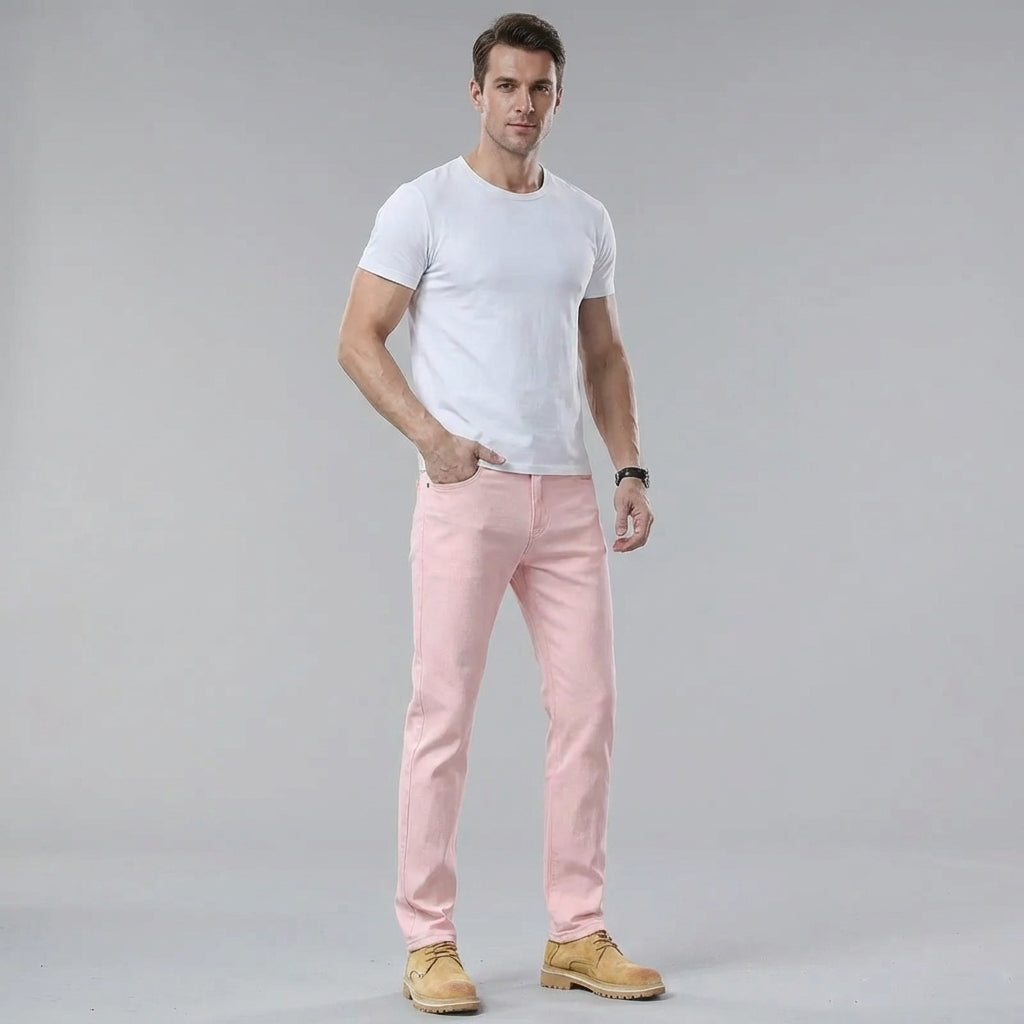 Slim Fit Men's Jeans - Premium Stretch Denim