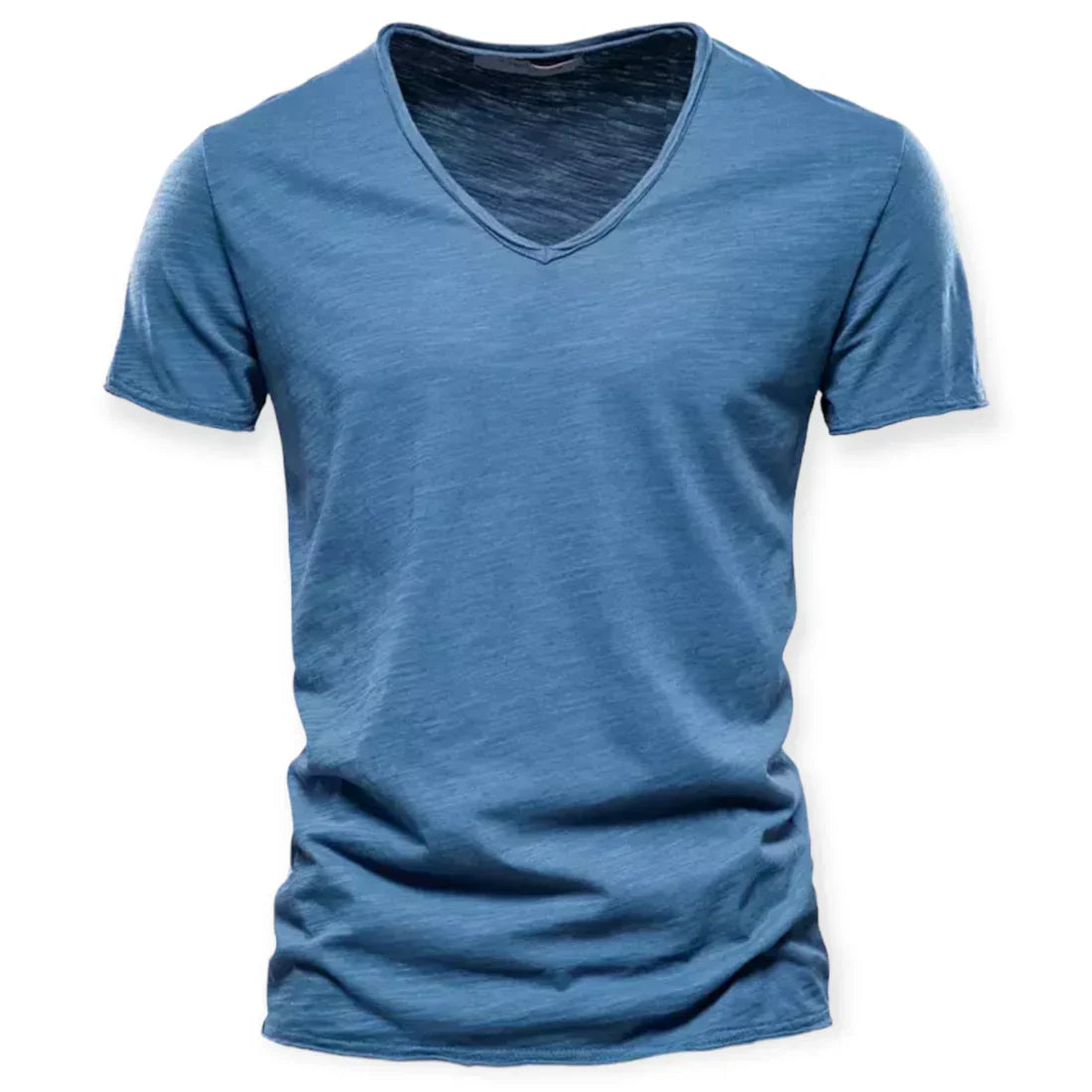 Men's V-Neck T-Shirt - Soft Breathable Cotton Tee