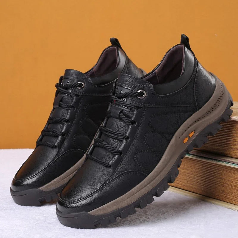 Men's Classic Sneakers with Rugged Sole, Casual Everyday Trainers