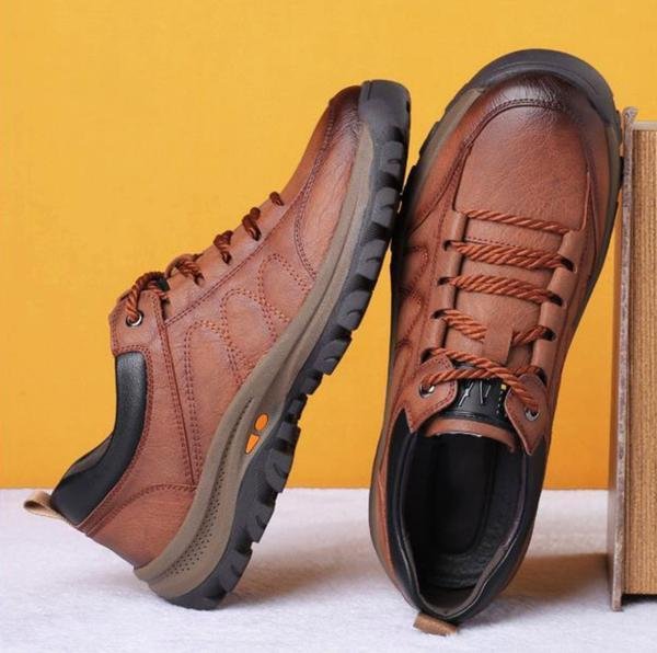 Men's Classic Sneakers with Rugged Sole, Casual Everyday Trainers