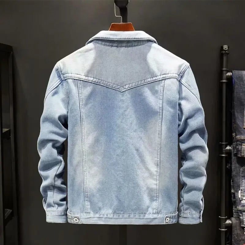 Cosmonite 1982 Denim Jacket - Fleece-Lined Denim Jacket for Men