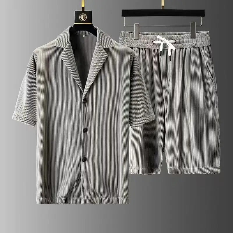 Almeria Corduroy Summer Set - Ultra-Soft Cotton Corduroy Shorts and Top