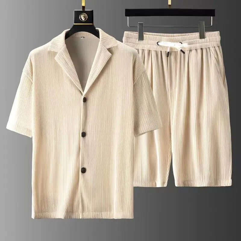 Almeria Corduroy Summer Set - Ultra-Soft Cotton Corduroy Shorts and Top