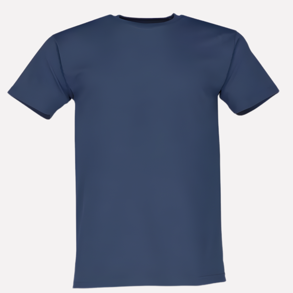 Men's Crew Neck Cotton T-Shirt - Classic Short-Sleeve Tee