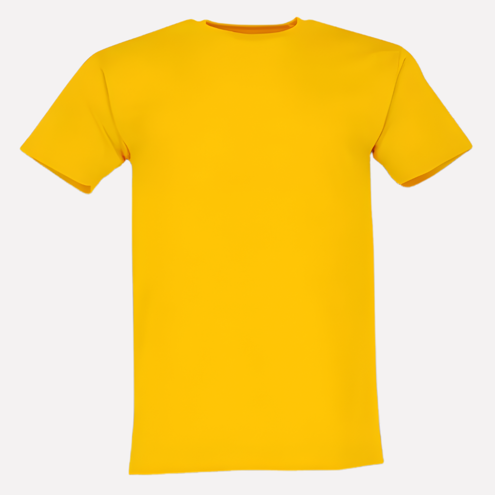 Men's Crew Neck Cotton T-Shirt - Classic Short-Sleeve Tee