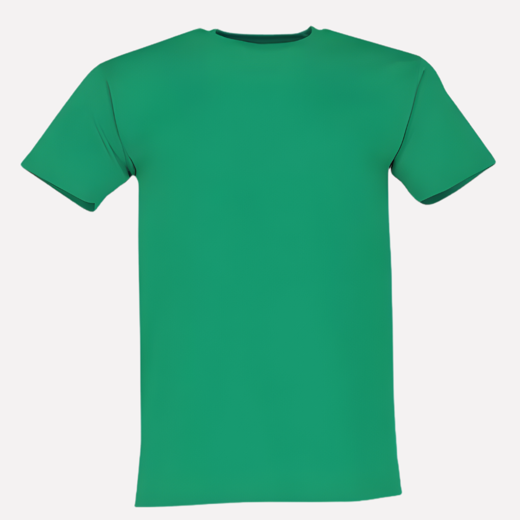 Men's Crew Neck Cotton T-Shirt - Classic Short-Sleeve Tee
