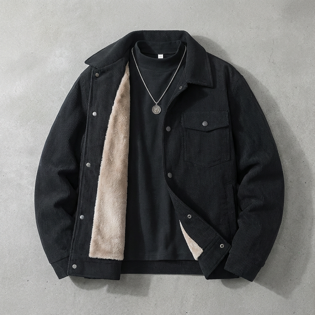 Florence Fleece Jacket for Men - Heritage-Inspired Warm Layer