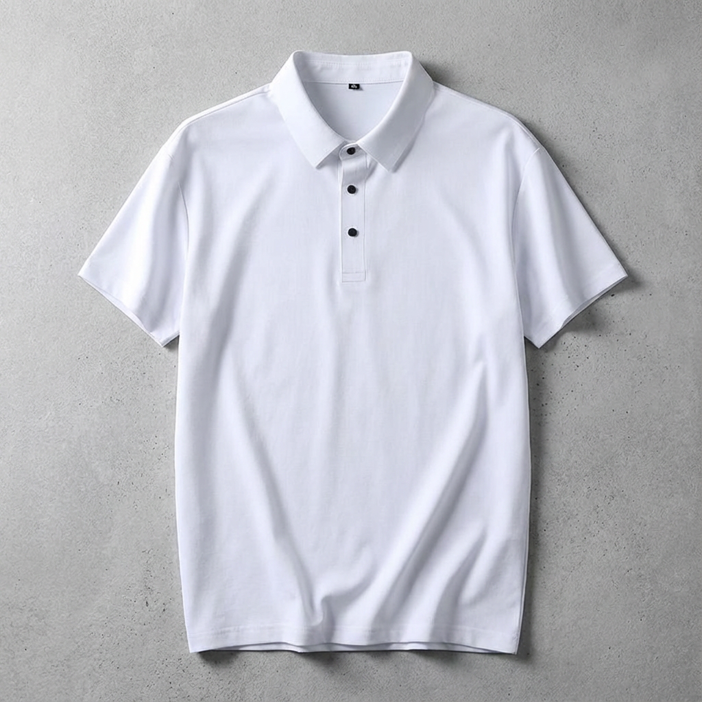 Portofino Ice Silk Polo for Men - Breathable Relaxed Fit Summer Polo