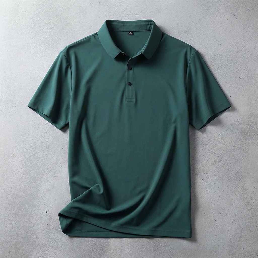 Portofino Ice Silk Polo for Men - Breathable Relaxed Fit Summer Polo