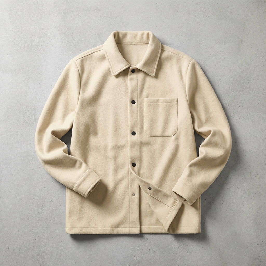 Men's Brushed Cotton Jacket, Tailored Fit Elegant Office Style