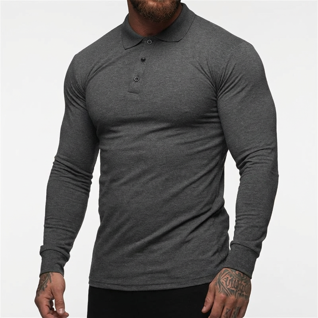 Barcelona Cotton Stretch Polo for Men, Breathable Fit for Active Wear