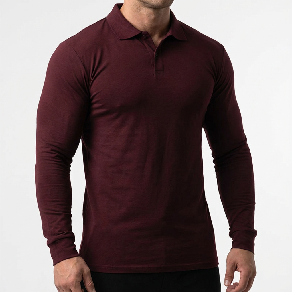 Barcelona Cotton Stretch Polo for Men, Breathable Fit for Active Wear