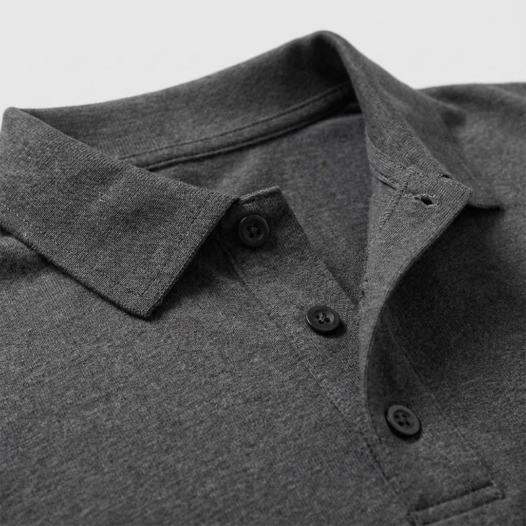 Barcelona Cotton Stretch Polo for Men, Breathable Fit for Active Wear