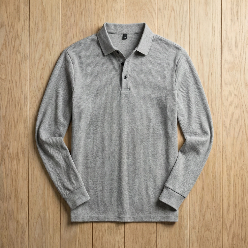 Portofino Piqué Cotton Polo Shirt for Men - Breathable Tailored Fit Polo
