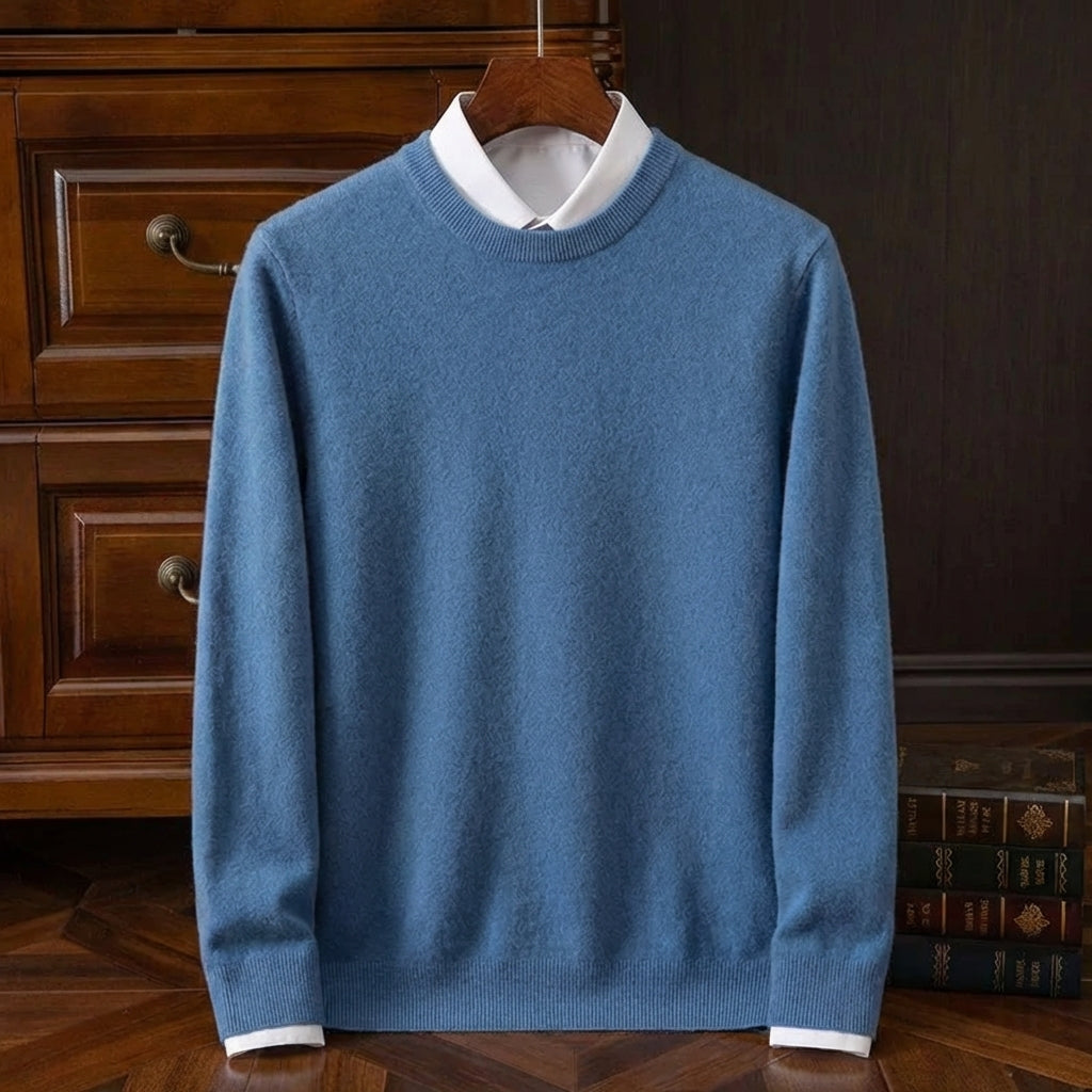 Siena Merino Wool Sweater for Men - Soft Breathable Relaxed Fit Knit