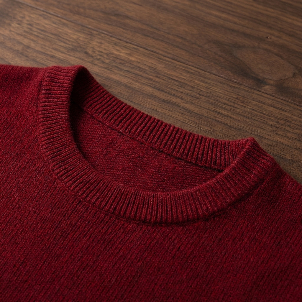 Siena Merino Wool Sweater for Men - Soft Breathable Relaxed Fit Knit