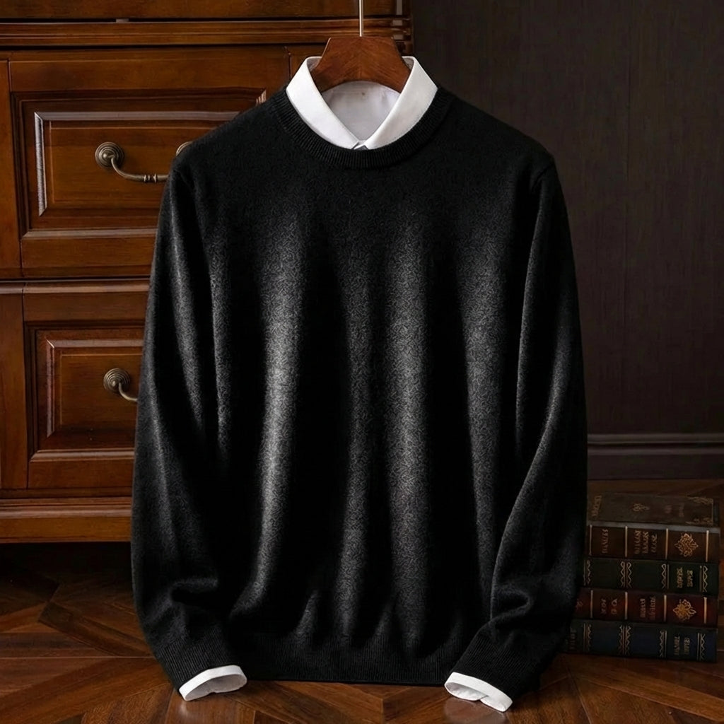Siena Merino Wool Sweater for Men - Soft Breathable Relaxed Fit Knit