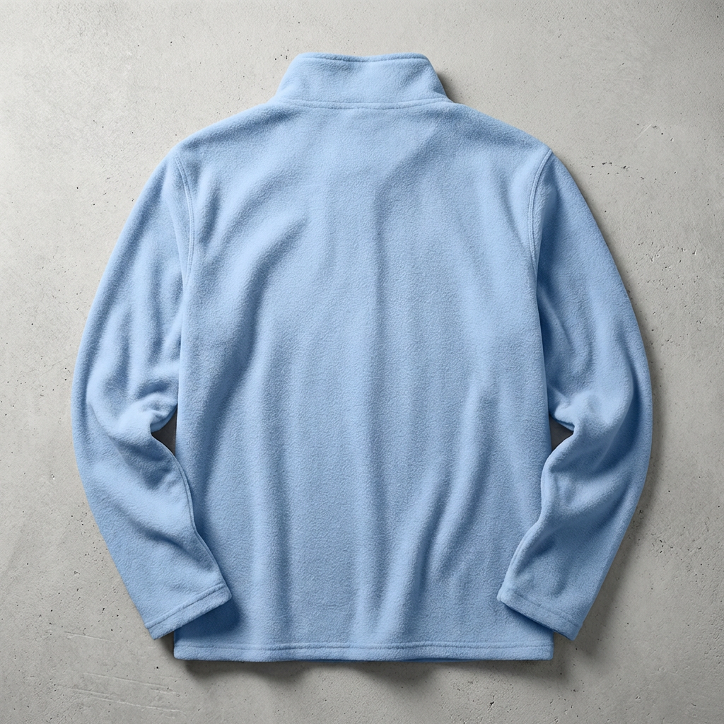 Malaga Fleece Lined Quarter-Zip for Men - Soft Relaxed Fit Pullover