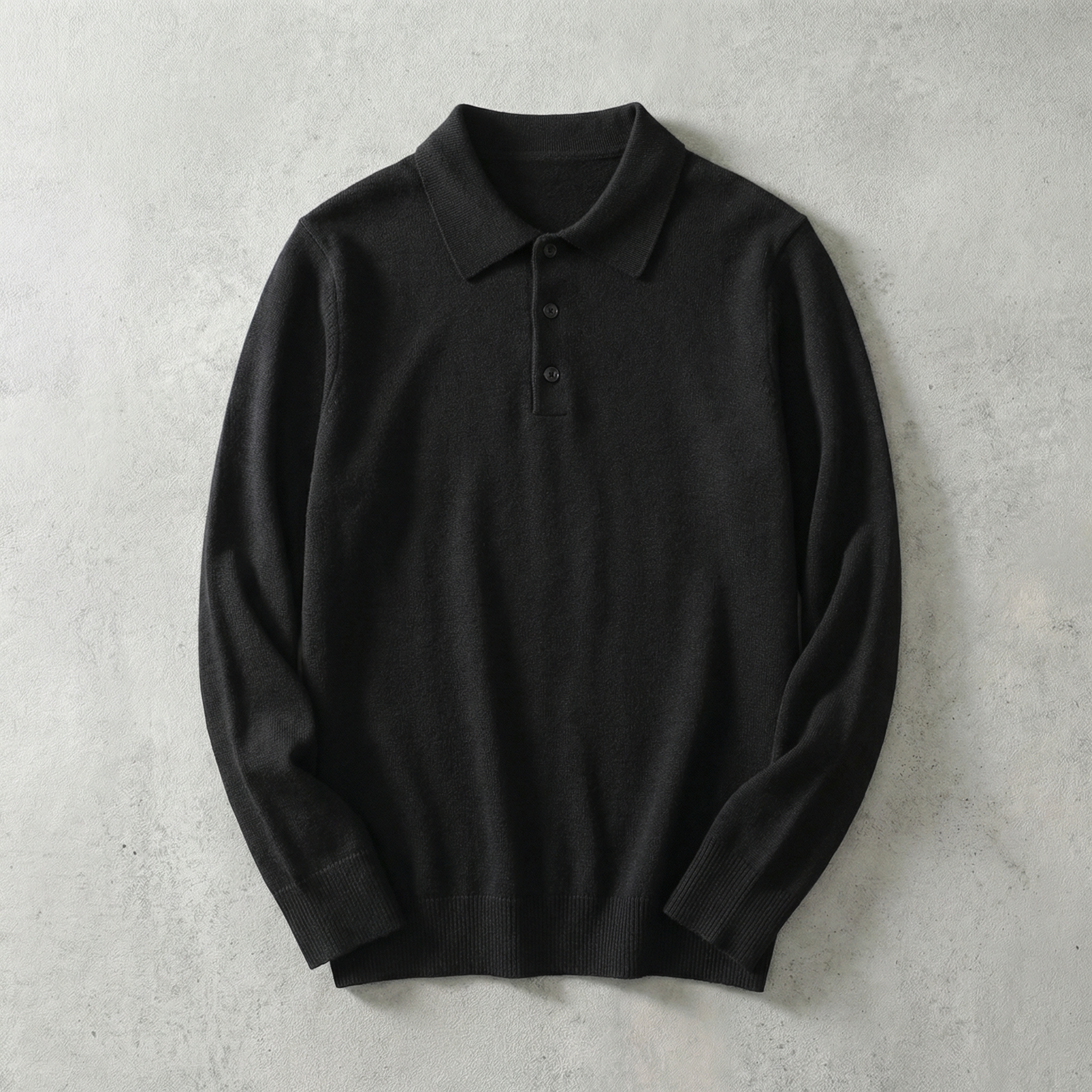 Florence Men's Pullover Sweater - Heavyweight Cotton Knit with Lapel