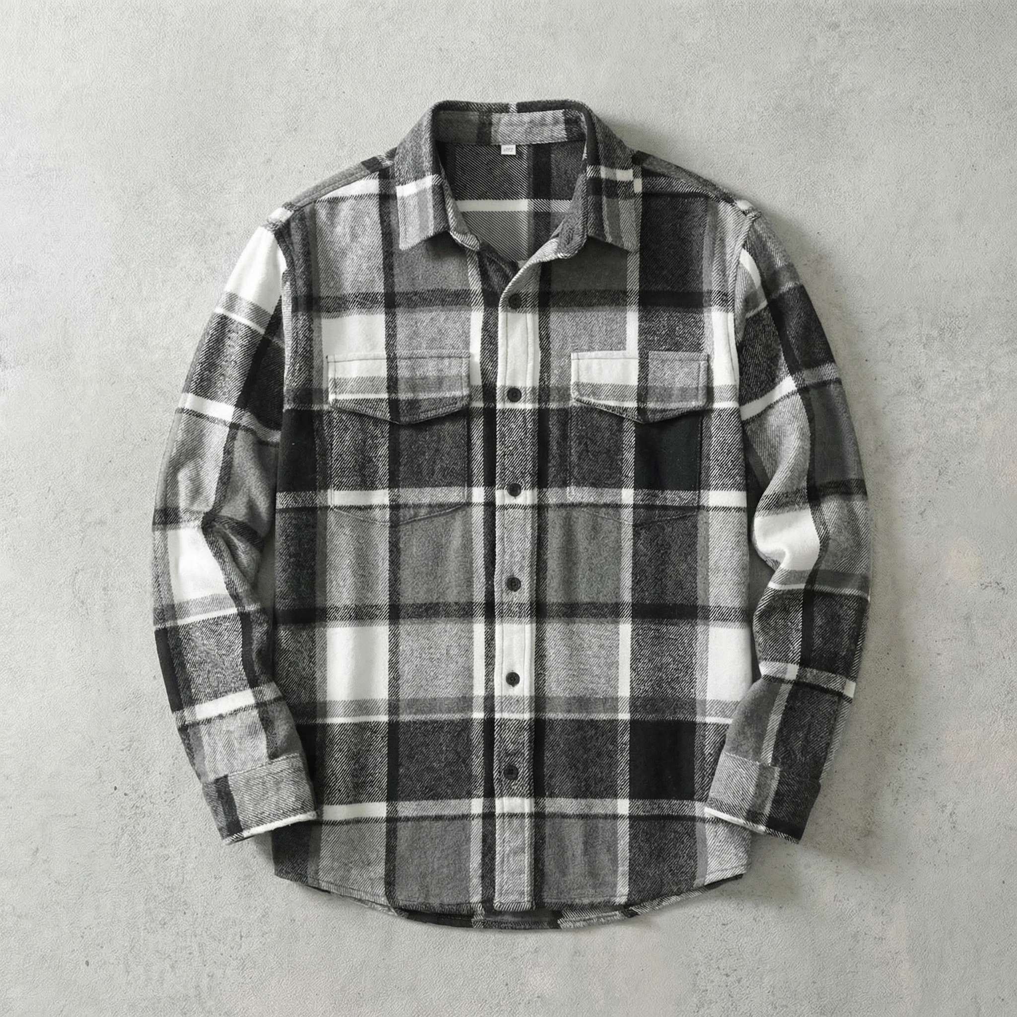 Flinn Men's Shirt Jacket - Plaid Cotton Blend Overshirt for Layering