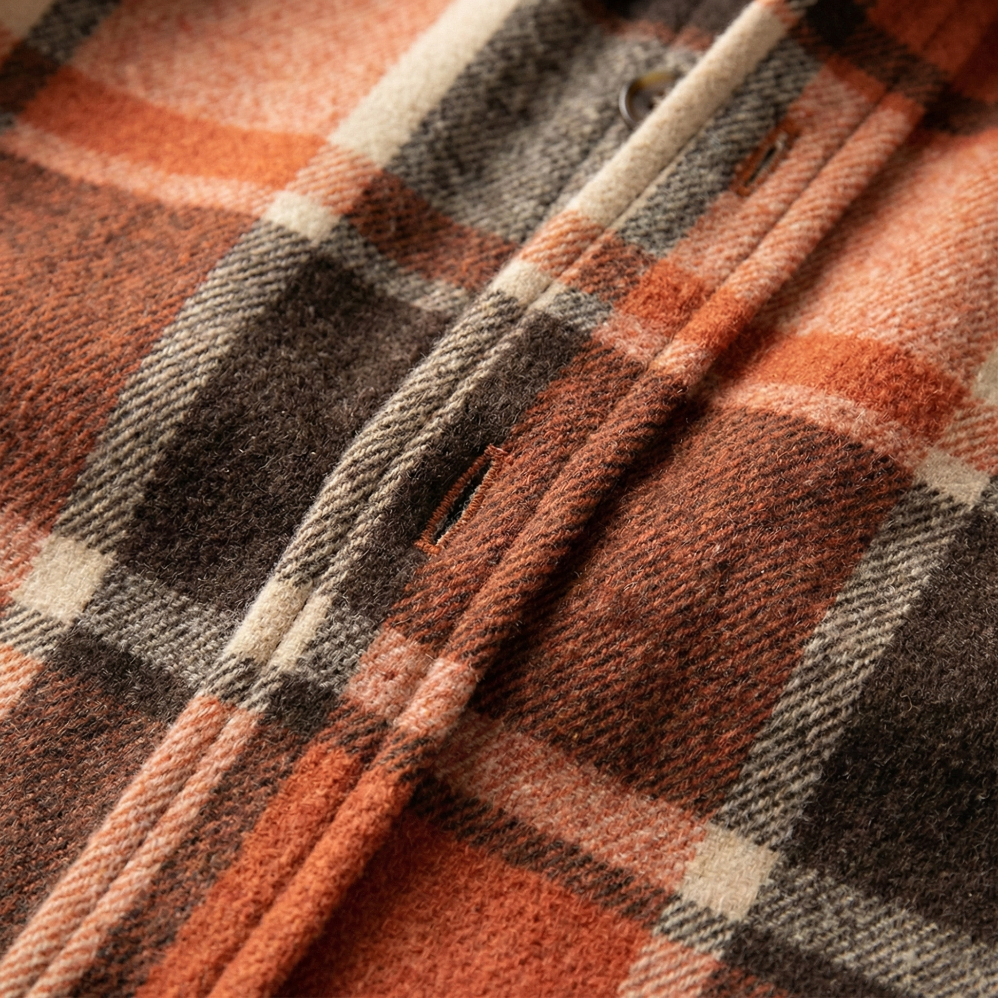 Flinn Men's Shirt Jacket - Plaid Cotton Blend Overshirt for Layering