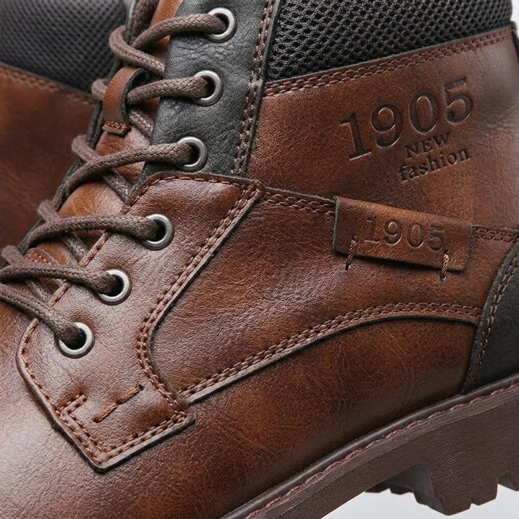 Madrid Ankle Boots - Premium Leather High-Top Boots for the Modern Man