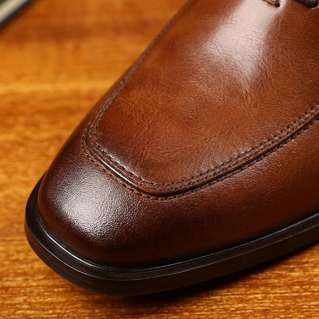 Eldran Leather Loafers for Men - Slip-On Business and Casual Shoes