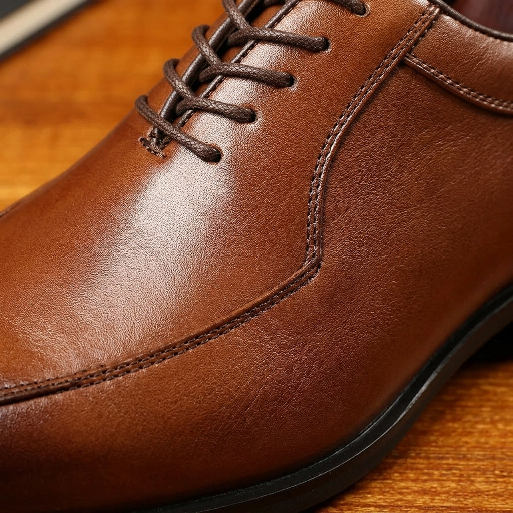 Eldran Leather Loafers for Men - Slip-On Business and Casual Shoes