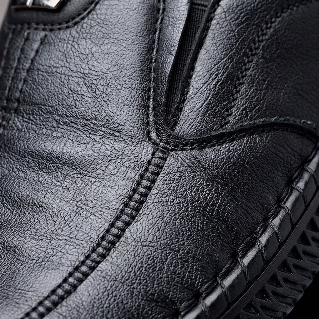 Cassian Leather Loafers for Men - Breathable Slip-On Dress Shoes