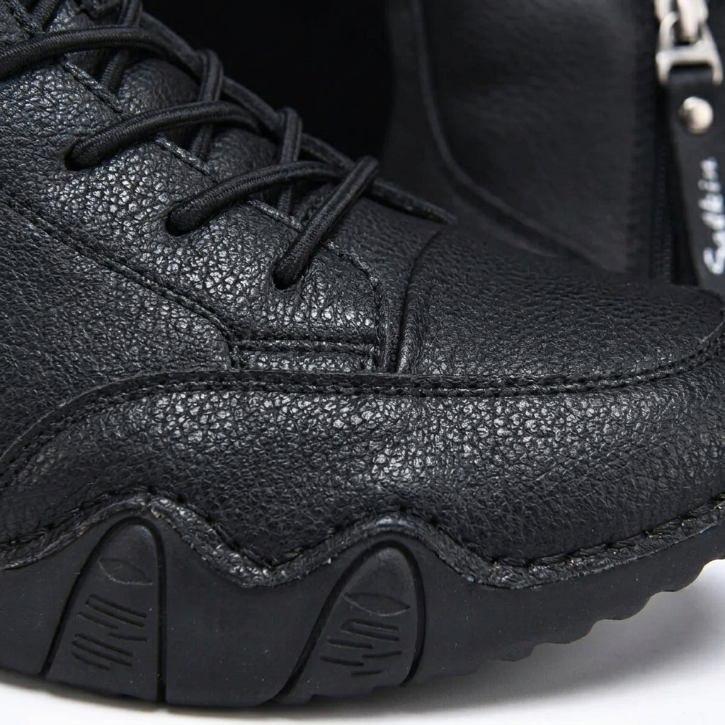 Hale Leather Ankle Boots for Men - Handmade Breathable Boots