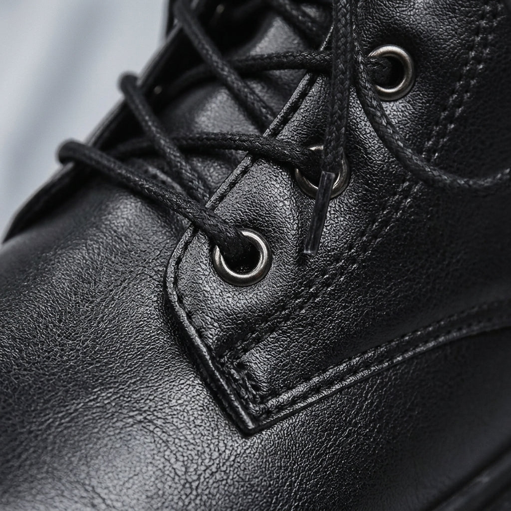 Harry High Top Leather Boots for Men, British-Inspired Ankle Support Boots