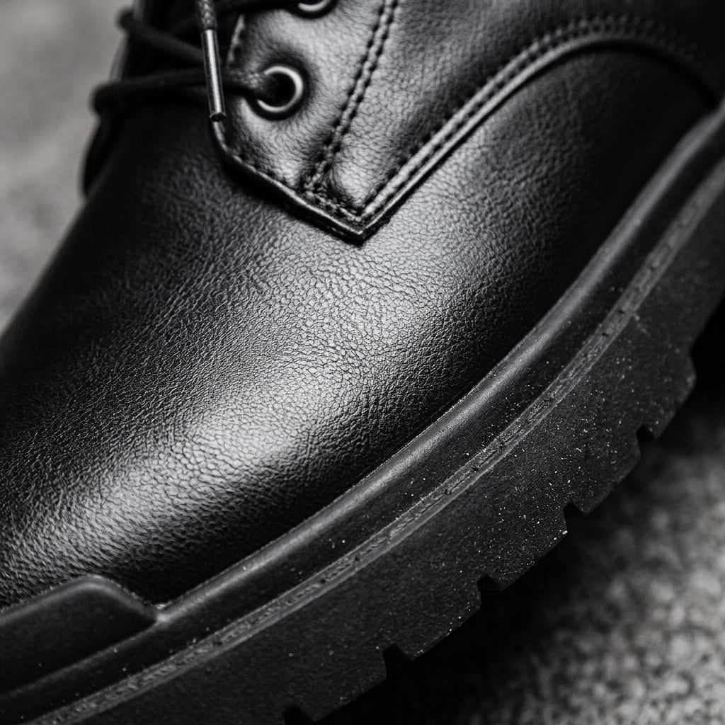 Harry High Top Leather Boots for Men, British-Inspired Ankle Support Boots