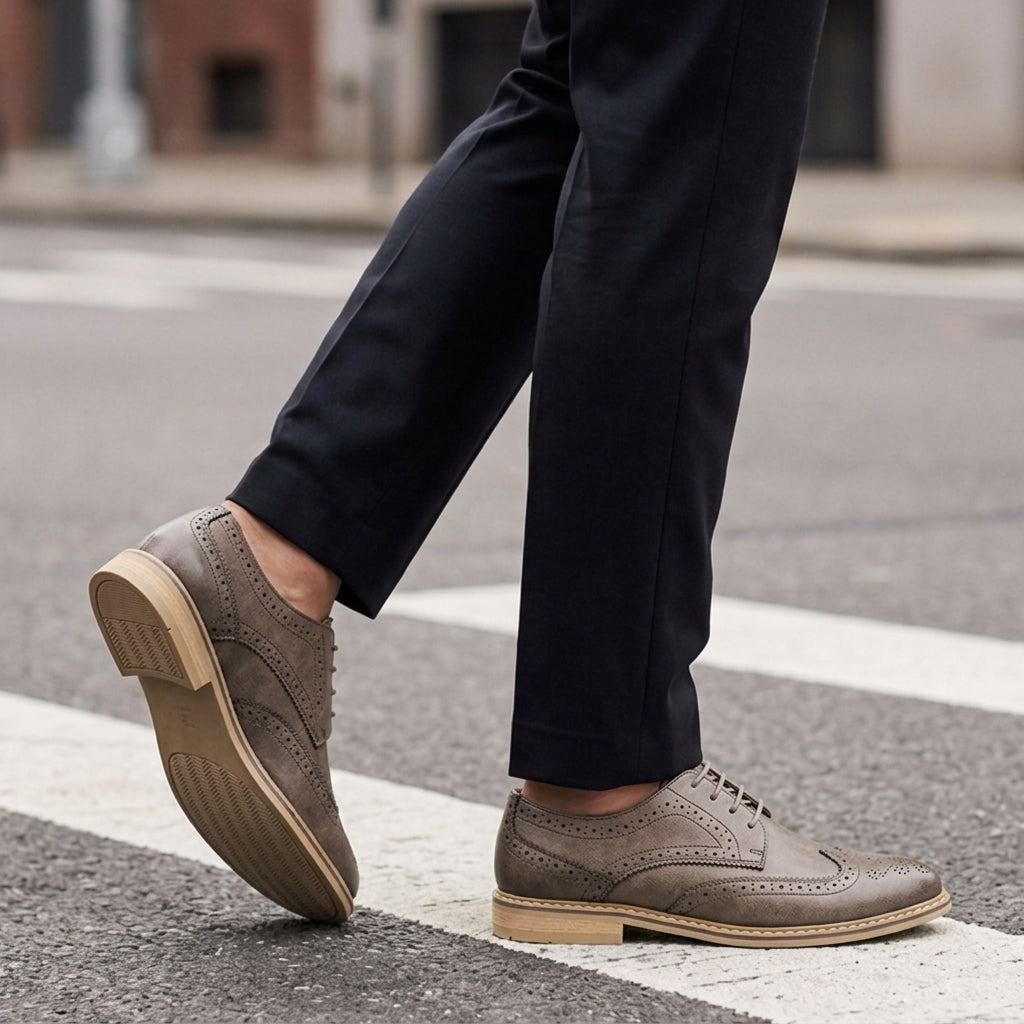 Hector Brogue Shoes for Men - Classic British Leather Brogues
