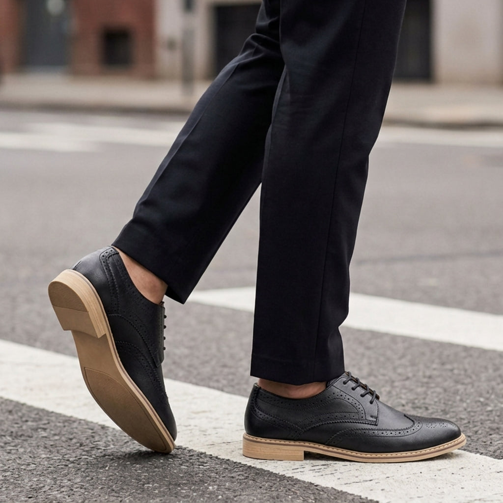 Hector Brogue Shoes for Men - Classic British Leather Brogues