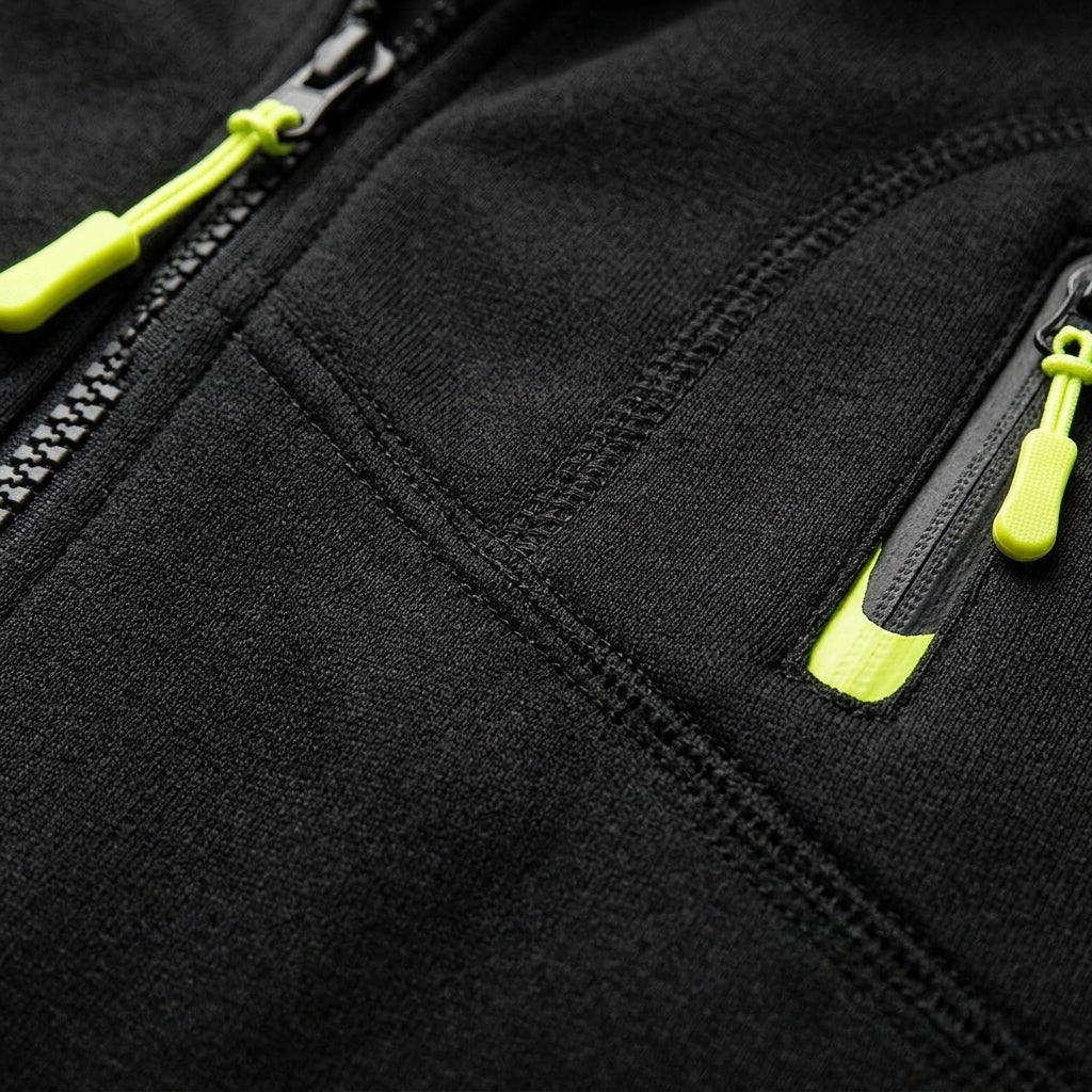 Tavian Zip Hoodie with Pockets for Men - Soft Cotton Blend Zip-Up
