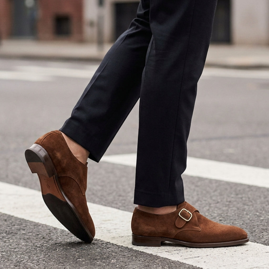 Bari Luxe Suede Shoes for Men - Classic Silhouette Suede Shoes