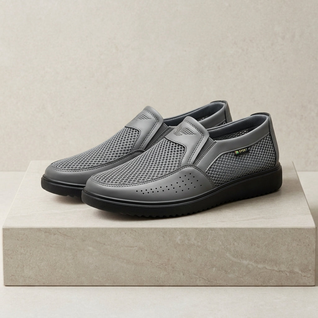Cannes Casual Sneakers for Men - Lightweight Breathable Mesh Shoes