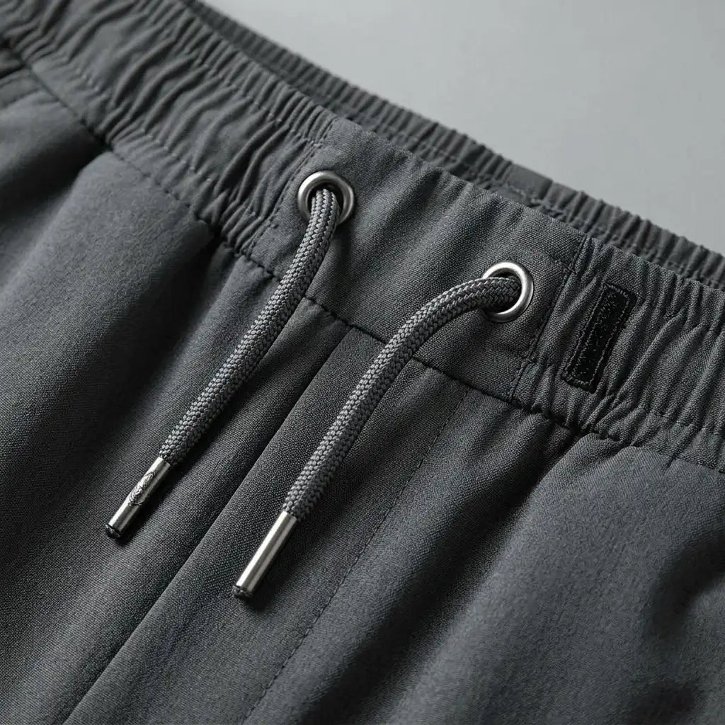 Valencia Jogging Pants for Men - Premium Cotton Blend Joggers with Cord Detail
