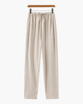 Men's Relaxed Pants with Drawstring Waist, Casual Lightweight Trousers