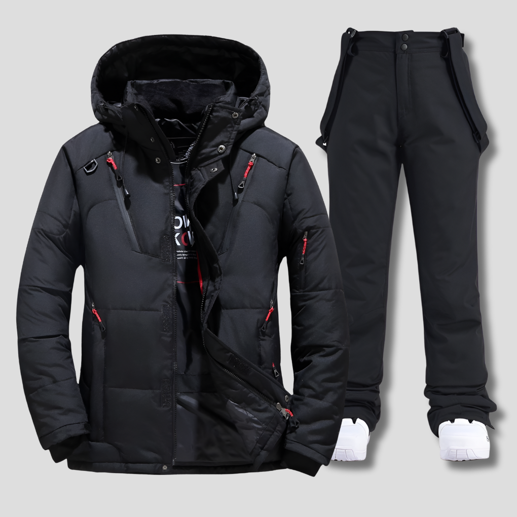 Men's Ski Suit, Weather Resistant Snowsuit