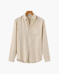 Men's Casual Button-Down Shirt with Chest Pocket, Classic Everyday Shirt