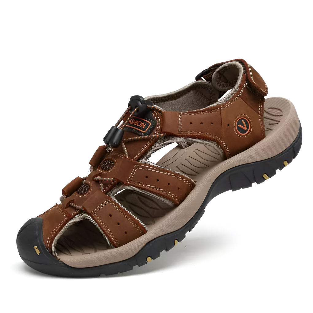 Men's Orthopedic Sandals with Adjustable Straps, Supportive Comfort