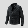 Men's Quilted Jacket - Heat-Retaining Winter Coat with Hood for Men